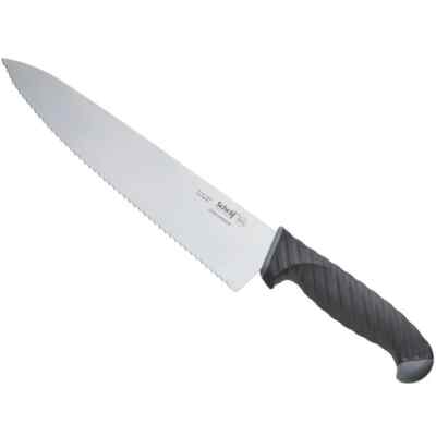 Schraf 10'' Serrated Edge Chef Knife with TPRgrip Handle