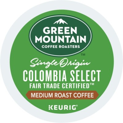 Green Mountain Coffee Roasters Colombia Select Coffee, K-Cup Pods, 24 Count