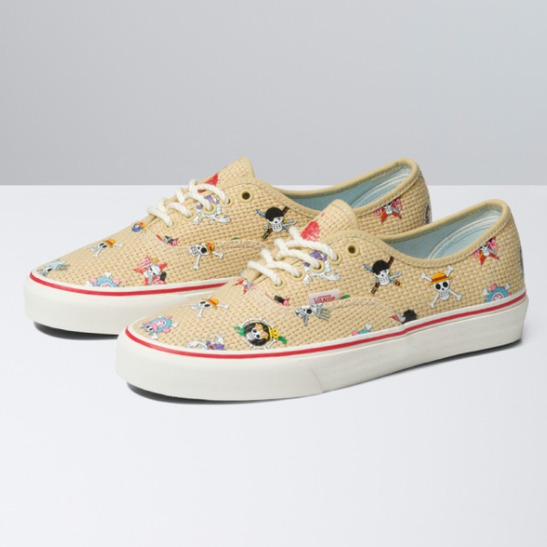 

Vans X One Piece Authentic Sneakers Straw Hat - VN0A5JMPKKK Expeditedship, Sand, Vans X One Piece Authentic