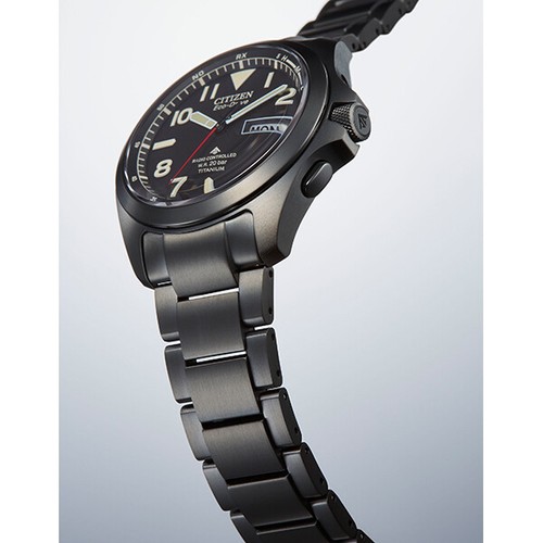 Pre-owned Citizen At6085-50e [promaster Eco Drive Radio Watch Land Series]