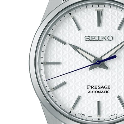 Pre-owned Seiko Presage Prestige Sarx075 White Mechanical Automatic Men's Watch In Box