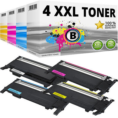 4x XL TONER PATRONEN für Samsung CLP-320N CLP-325W CLX-3185FN CLX-3185FW CLP-320