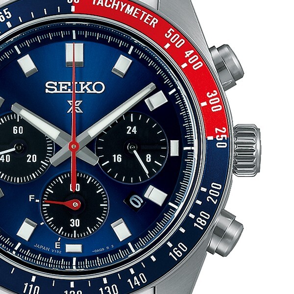 Pre-owned Seiko Prospex Speedtimer Chronograph Pepsi Color Sbdl097 Men's Watch 2022