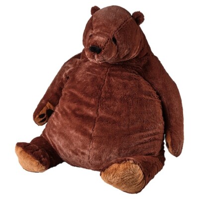 IKEA Soft Toy Brown Bear 100cm Large Animal Soft Plush Stuffed Teddy Bear Toys