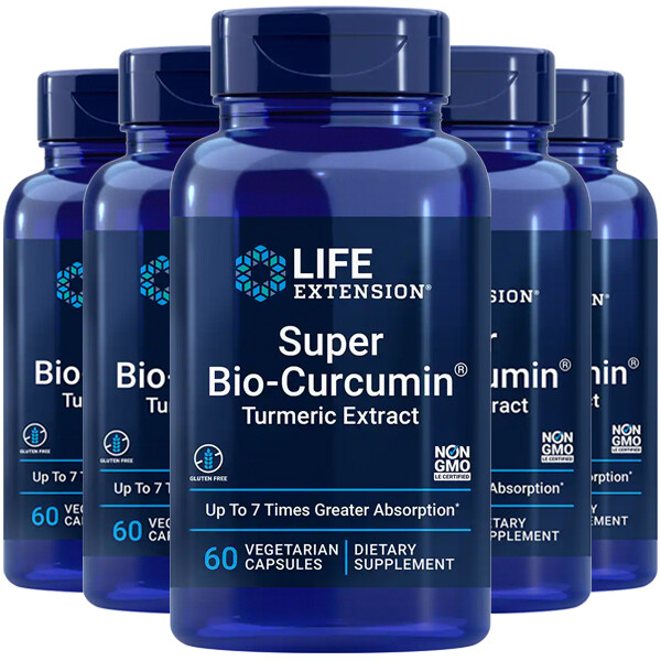 Экстракт куркумы Super Bio-Curcumin, 400 мг 5X60 капсул Life Extension BCM-95