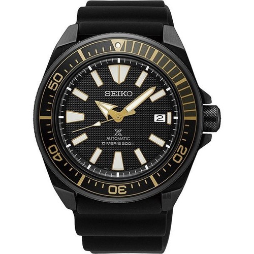 Pre-owned Seiko Samurai Black Prospex Srpb55k1 Diver 200m Men's Automatic Watch Srpb55