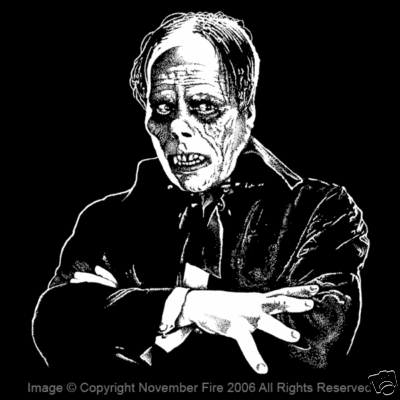 Lon Chaney Phantom of the Opera Universal Monster Creature Feature Shirt NFT315