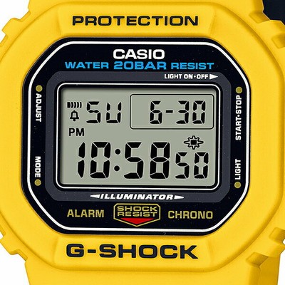 Pre-owned Casio G-shock Initial Color Replacement Band Set Dwe