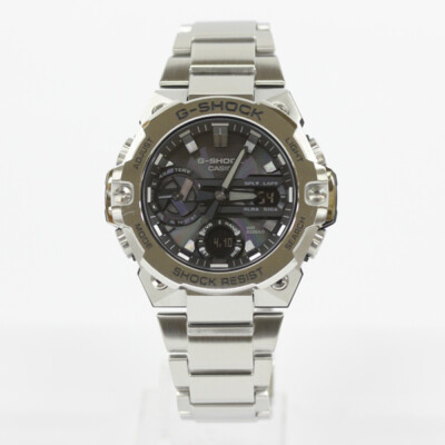 Pre-owned Casio G-shock Gst-b400d-1ajf Solar Powered Mobile Link Function Bluetooth