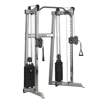 Body-Solid Compact Functional Trainer Home Gym 2- 160 lb. Weight Stacks GDCC210