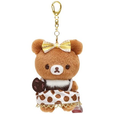 Chairoikoguma Plush Keychain CHOCO PIE San-X Japan 2023 Rilakkuma
