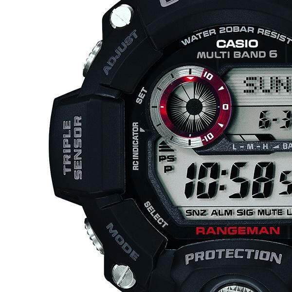 Pre-owned G-shock Casio  Gw-9400j-1jf Master Of Rangeman Triple Sensor Ver.3