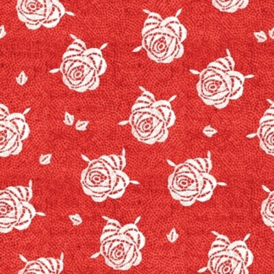 Riley Blake Be Mine Valentine by Janet Wecker-Frisch C12790 Red   Cotton