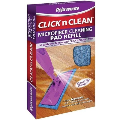 Rejuvenate Click n CleanSpray Soft Microfiber Mop Cleaning Pad Refills