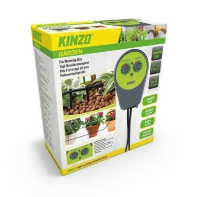 Kinzo Garden Pot Watering Kit Bewässerungssystem 10 Pflanzen Tropfbewässerung