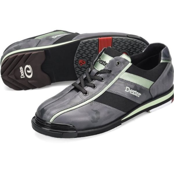 Dexter Mens SST8 Pro Black/Green Camo RH/LH Bowling Shoes *Free Ship *Sizes 7-16