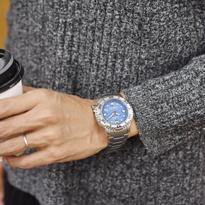 Pre-owned Citizen Bn0165-55l Promaster Marine Series Eco Drive Watch Japan Import