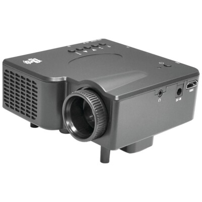 PRJG45 Home Mini Projector HDMI, AV, VGA Inputs Read USB/SD Work W/PC DVD Gaming
