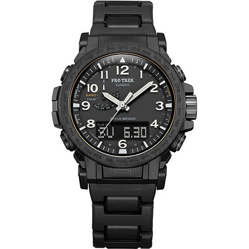 Pre-owned Casio Prw-51fc-1jf [pro Trek Eco-materials Radio Wave Solar Model]