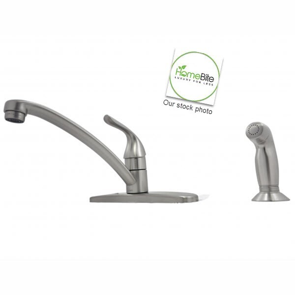 🆕 Moen 87202SRS Adler Low Arc 1-Handle Kitchen Faucet w/ Side Spray - Stainless