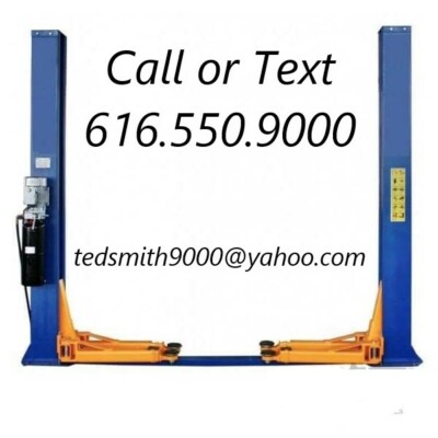 New Triumph 15,000 lbs 2-Post HD Car, Truck Lift-Symmetric FREE Truck Adapters!