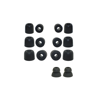 EP500 memory foam replacement ear tips + 1 Bilevel sample pair earphone tips