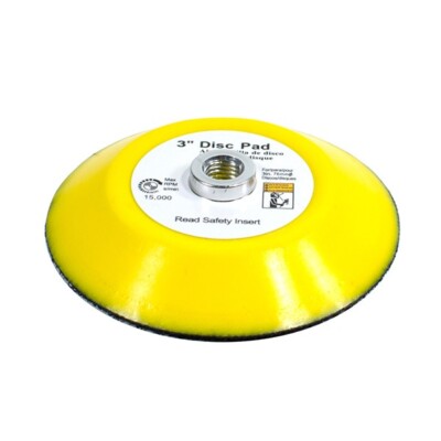 TGR 3'' Hook and Loop Sanding Backup Pad 5/16-24 Female Thread