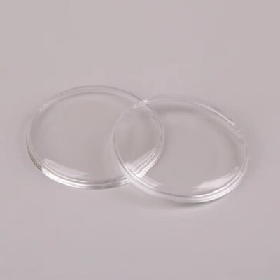 Vetro per orologio vintage in plexiglass acrilico rotondo bombato varie misure