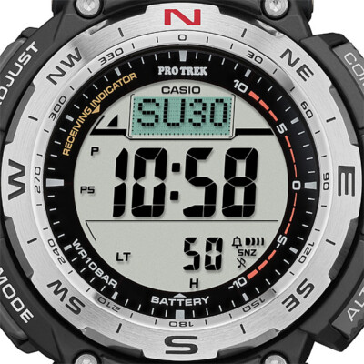 Pre-owned Casio International Warranty Prw-3400-1jf Protrek Climber Line Men's Watch