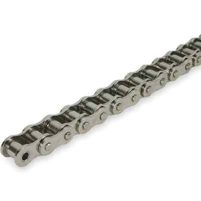 DAYTON Roller Chain, Riveted, 40Np Ansi, 10 Ft. #2YDZ2A