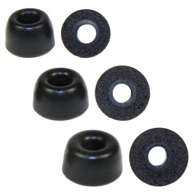Memory Foam Ear Tips for Truly Wireless earphones (see list) Charger Compatible