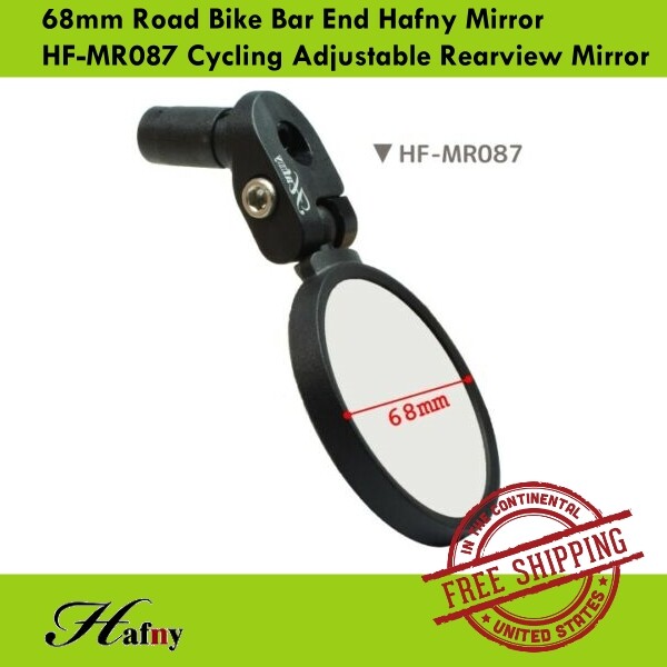 68mm Road Bike Bar End Hafny Mirror HF-MR087 Cycling Adjustable Rearview Mirror