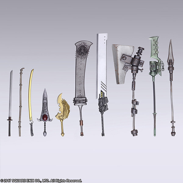 NieR:Automata BRING ARTS ウェポンコレクション 全種 NEW SQUARE ENIX NieR: Automata BRING ARTS Trading Weapon