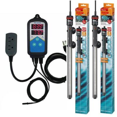 Thermocontrol-E  Dual 250 Watt (500 Watt) Aquarium Heater Kit - EHEIM Inkbird