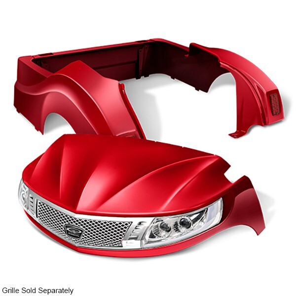 Yamaha Drive2 Golf Cart Body Kit Ruby DoubleTake