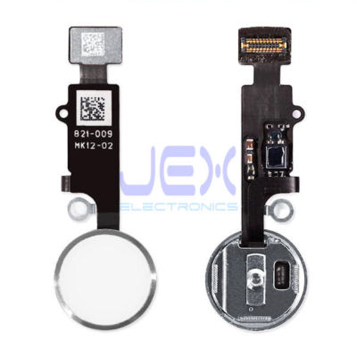 White Home Button/Touch Fingerprint ID Sensor Flex Cable For iPhone 7 or 8 Plus