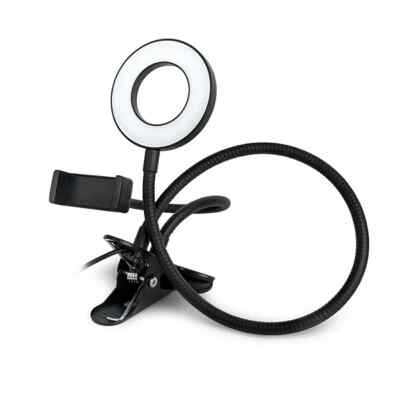 Smart Gear Live Stream Set Ring Light Black Video Photography Hands Free Mount