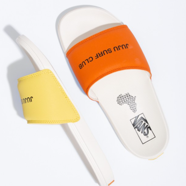 

Vans X Juju LA Costa Slide on - VN0A5HF5YQ1 Expeditedship, White / yellow / orange, VANS