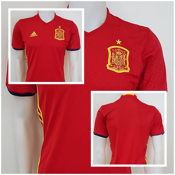 adidas Spanien Spain Trikot Shirt Jersey Fußball WM EM Heim Home Espana FEF rot 