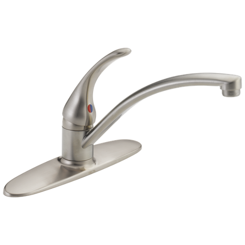 Delta Foundations 1-Handle Kitchen Faucet Stainless-Certified Refurbished