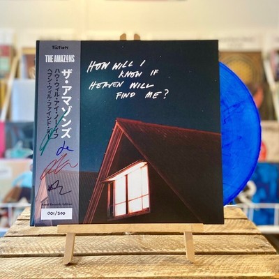 The Amazons How Will I Know If Heaven Will Find Me? Assai blue LP SIGNED SEALED