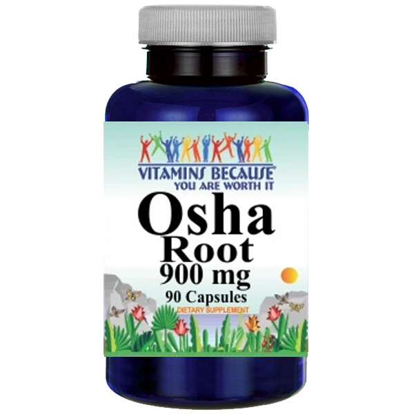 Osha Root 900mg 90 Caps Витамины Потому что