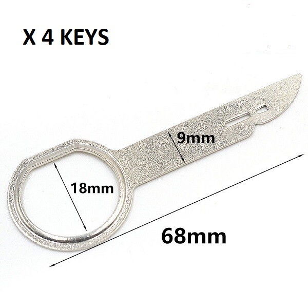 MERCEDES AUDIO 10 AUDIO 30 STEREO PINS RELEASE KEYS CD HEANDUNIT PC5-132 X2