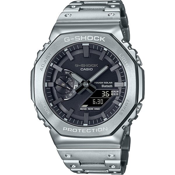 Pre-owned Casio Gm-b2100d-1ajf G-shock Ga-2100 Series Metal Band Bluetooth From Japan