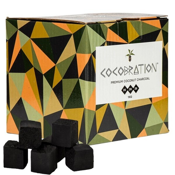 Cocobration Shisha Kohle 26er - Naturkohle Wasserpfeife - 1, 2, 4, 10, 20 Kg