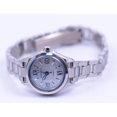 Pre-owned Casio International Warranty Ocw-70pj-7ajf Oceanus 3 Lady's Watch