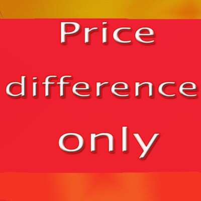 Price Difference For Customized Order