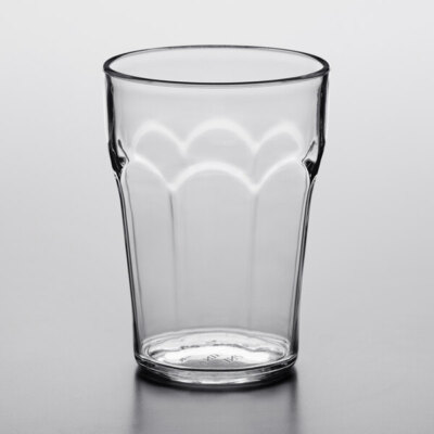 Choice 9 oz. SAN Plastic Paneled Tumbler - 12/Pack (select color below)