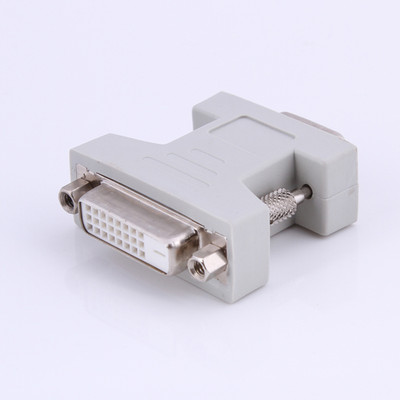 NEW DVI-D Female Analog (24+1) to VGA Male (15-pin) Connector Adapter dual link