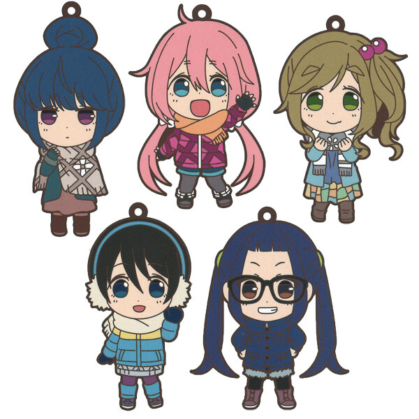 Yuru Camp талисман резиновый брелок ремешок очарование Ena Rin Nadeshiko Aoi Chiaki @ 71738